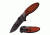 TAC Force Folding Blade, 3.3in, Stainless Steel Blade, Stonewash Stainless Steel And Black Wood Handle TF-910WD