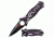 TAC Force Folding Blade, 3.5in, Stainless Steel Blade, Purple Dragon Aluminum Handle TF-707PE