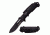 TAC Force Folding Blade, 3.75in, Stainless Steel Blade, Black Aluminum Handle TF-875BK