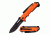 TAC Force Folding Blade, 3.75in, Stainless Steel Blade, Orange Aluminum Handle TF-875OR