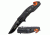 TAC Force Folding Blade, 3in, Stainless Steel Blade, Black And Orange Aluminum Handle TF-525EM