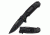 TAC Force Folding Blade, 4.5in, Stainless Steel Blade, Black Aluminum Handle TF-778C