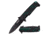 TAC Force Folding Blade, 4in, Stainless Steel Blade, Black Aluminum Handle TF-912GN
