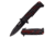 TAC Force Folding Blade, 4in, Stainless Steel Blade, Black Aluminum Handle TF-912RD