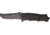 Tac Force Framelock Fold Knife, HC SS PS tanto blade, Compo. handle on front with criss-cross Handle TF625BK