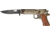 Tac Force Gun Shaped Camo Lock  Fold Knife, 3.5in, Black SS PE, Tan digital camo Alum. handle TF662SFS
