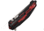 TAC Force Linerlock A/O Black/Red, TF2007RD