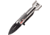 TAC Force Drop Point Spring Assisted Knife, 2.25 in, 3Cr13 Stainless Steel Stainless Steel, Grey/Flag, TF-1039BFG