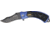 Tac Force Linerlock Fold Knife 5in, black coated HC SS PS clip point blade TF683BBL
