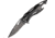 Tac Force Linerlock Speed Fold Knife 4.75in., PS drop point blade, Black finish block style grooved Alum. handl TF705BK