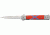 Tac Force Milano Speed Fold Knife, SS A/O blade, Matte Alum. handles w/ red Comp. inlay w/ Confeder TF598RF