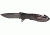 Tac Force Rescue A/O Lock Fold Knife 3 3/8in., black coated, HC steel, A/O, PS blade, Black anodized Alum. handle TF702BKR