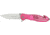 Tac Force Rescue A/O Lock Fold Knife 3 3/8in., HC steel, A/O, PS blade, Pink anodized Alum. handle TF702PK