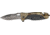 Tac Force Rescue Lock A/O Fold Knife 4 3/4in., A/O SS crosshatch blade, Alum. and desert tan camo Compo. handle TF743DM
