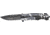 Tac Force Rescue Lock A/O Fold Knife 4 7/8in., black HC steel A/O blade, Grooved snow camo Alum. handle TF739DW