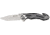 Tac Force Rescue Lock A/O Fold Knife 4 7/8in., satin 440 SS PS A/O blade, Black Alum. handles w/ silver slot onlay trim TF681BK