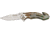 Tac Force Rescue Lock A/O Fold Knife 4 7/8in., satin 440 SS PS A/O blade, Green Camo Alum. handles w/ silver slot onlay trim TF681GC