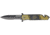 Tac Force Rescue Lock Fold Lock 4.75in., black HC SS A/O PS Dagger, OD green handles w/ Marines logo. TF717MR