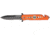 Tac Force Rescue Lock Fold Lock 4.75in., black HC SS A/O PS Dagger, Orange anodized handles w/ EMT logo inlay shield. TF716EM