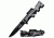TAC Force Rifle Handle All Black Knife, Grey TF 772GY
