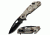 TAC Force Skull Medallion Spring Assist Fold Knife, Camo TF 742DM