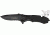 Tac Force Speed Assist Fold Knife 4.50in, black SS A/O PS blad, Black Alum. handle TF606B