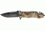 Tac Force Speed Assist Fold Knife 4.50in, black SS A/O PS blade, Desert tan Digi camo Alum. handle TF644DM