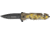 Tac Force Speed Assist Fold Knife 4.50in, black SS A/O PS blade, Desert tan Digi camo Alum. handle TF645GD