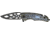 Tac Force Speed Assist Fold Knife 4.50in, black SS skeletonized A/O blade, Green and black camo Alum. handle TF643BL