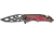 Tac Force Speed Assist Fold Knife 4.50in, black SS skeletonized A/O blade, Green and black camo Alum. handle TF643RD