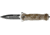 Tac Force Speed Assist Fold Knife 4.75in, SS and black A/O blade, Grooved tan Digi camo Alum. handl TF677DM