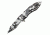 Tac Force Speed Assist Shark Fold Knife, 440 SS A/O blade w/ large tooth serrations, Black, white and gray snow Digi camo blade and handle TF729DW