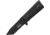 Tac Force Speed Combat Fold Knife, A/O black 440 SS clip blade, Black Alum. frame w/ checkered black Comp. onlay h TF754TGY