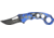 Tac Force Speed Karambit Fold Knife, black 440 SS A/O PS blade, Blue, black and gray camo Alum. handle TF758BLC