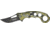 Tac Force Speed Karambit Fold Knife, black 440 SS A/O PS blade, Gray, green and black camo Alum. handle TF758GC