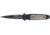 Tac Force Speed Lock Fold Knife 4.5in, black SS A/O single edge dagger blade, handle has antique silver plate onlay w/ sculpted  TF750C