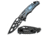 TAC Force Spider Web Design Knife, Blue TF 643BL