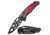 TAC Force Spider Web Design Knife, Red TF 643RD