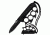 TAC Force Spiked Finger Guard 4.5in Fold Knife, Black TF 793BK