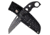 Tac Force Fixed Blade Knive, 4in Blade, 3CR13 Steel Blade Knive, Black, TF-FIX010BK