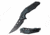 TAC Force TF-1003BL Spring Assisted Knife, 3.6in, 3CR13 Stainless Steel, Tanto, Black Blade, Aluminum Handle, Blue/Black, TF-1003BL