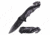 TAC Force TF-1006BK Spring Assisted Knife, 3.5in, 3CR13 Stainless Steel, Spear Point, Black Blade, Aluminum Handle, Black/Camo, TF-1006BK