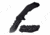 TAC Force TF-953BK Spring Assisted Knife, 3.5in, 3CR13 Stainless Steel, Recurved, Black Blade, Stainless Steel/Nylon Fiber Handle, Black, TF-953BK