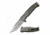 TAC Force TF-969GY Spring Assisted Knife, 3.6in, 3CR13 Stainless Steel, Modified Tanto, Stonewashed Blade, Aluminum Handle, Gray, TF-969GY
