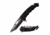 TAC Force TF-970BK Spring Assisted Knife, 3.5in, 3CR13 Stainless Steel, Tanto, Black/Steel Blade, Aluminum Handle, Black, TF-970BK