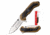TAC Force TF-980TNCS Spring Assisted Knife, 3.5in, 3CR13 Stainless Steel, Modified Tanto, Steel Blade, Nylon Fiber/Rubber Handle, Tan, TF-980TNCS