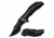 TAC Force TF-989Gy Spring Assisted Knife, 3.5in, 3CR13 Stainless Steel, Recurved, Black Blade, Aluminum Handle, Black/Gray, TF-989GY