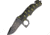 Tac Force The Vanquisher A/O Knife, A/O black SS blade, Black Alum. handles w/ olive trim TF786C