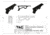 TAC Metal Forward Grip, M-LOK Mount, Hard Anodized, Black, CSRMCCG1