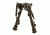Tac Shield Heavy Duty Bi-pod Adjustable 9in.-13in., Matte Black T9502A